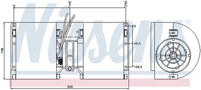Heat Exchanger, interior heating NISSENS 71943
