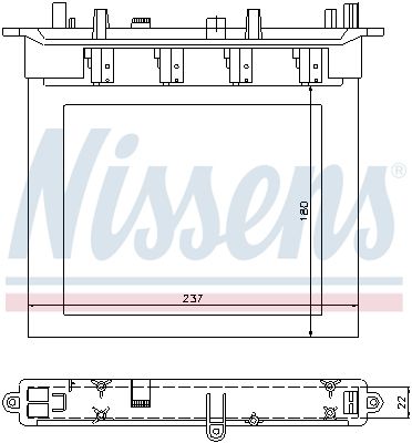 Heat Exchanger, interior heating NISSENS 72033