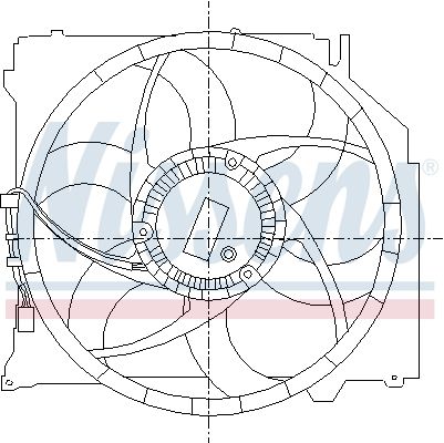 NISSENS 85066 Fan, engine cooling