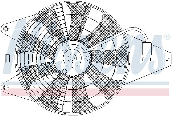 NISSENS 85375 Fan, engine cooling