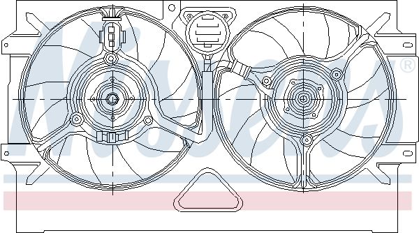 NISSENS 85469 Fan, engine cooling