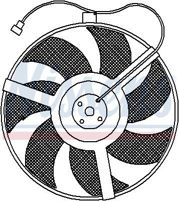 NISSENS 85977 Fan, engine cooling