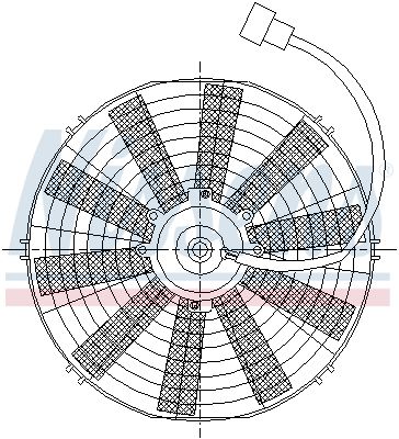 NISSENS 85979 Fan, engine cooling