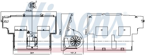 NISSENS 87642 Interior Blower