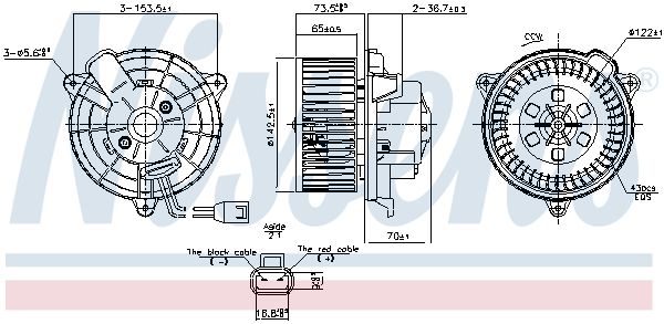 NISSENS 87649 Interior Blower