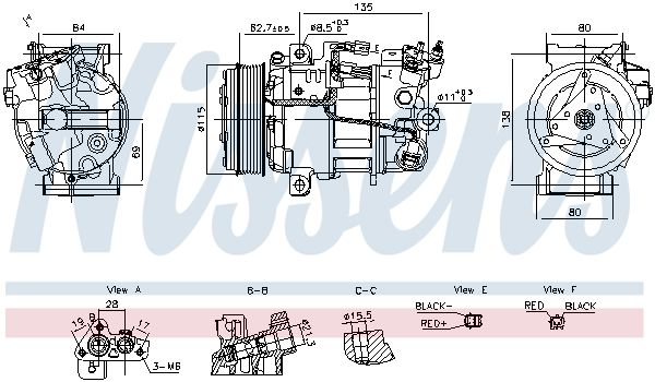 NISSENS 891042 Compressor, air conditioning