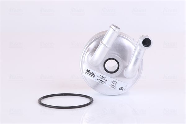 NISSENS 90666 Oil Cooler, automatic transmission