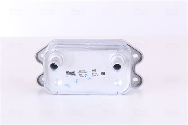NISSENS 90676 Oil Cooler, engine oil