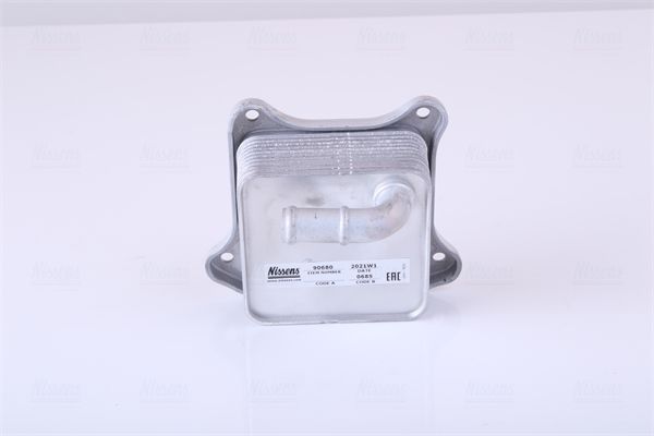 NISSENS 90680 Oil Cooler, engine oil