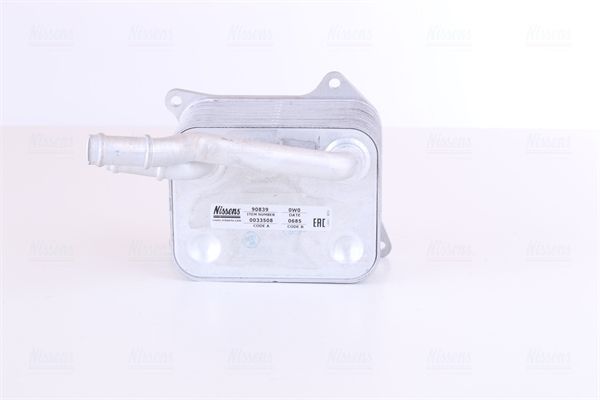 NISSENS 90839 Oil Cooler, engine oil