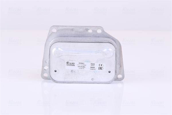 NISSENS 90882 Oil Cooler, engine oil
