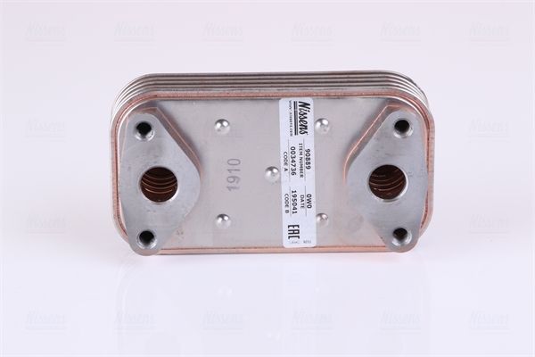 NISSENS 90889 Oil Cooler, engine oil