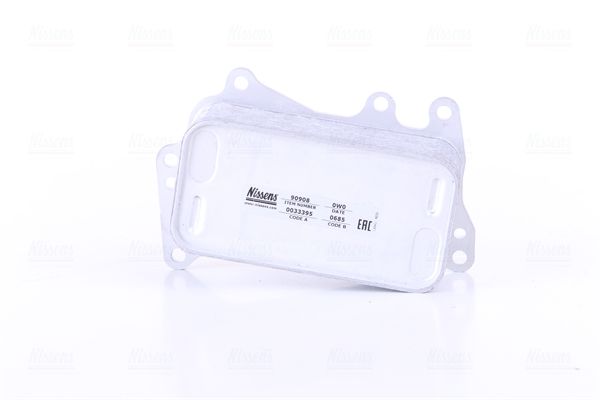 NISSENS 90908 Oil Cooler, automatic transmission