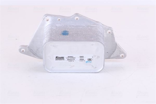 NISSENS 90962 Oil Cooler, engine oil