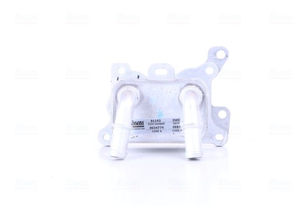 NISSENS 91193 Oil Cooler, engine oil