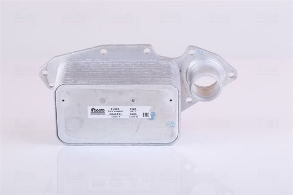 NISSENS 91303 Oil Cooler, engine oil