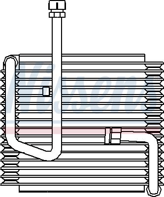 NISSENS 92046 Evaporator, air conditioning