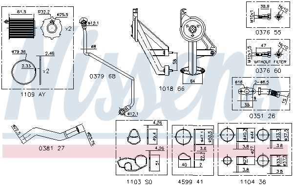 NISSENS 9300910 Mounting Kit, charger