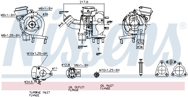 NISSENS 93083 Charger, charging (supercharged/turbocharged)