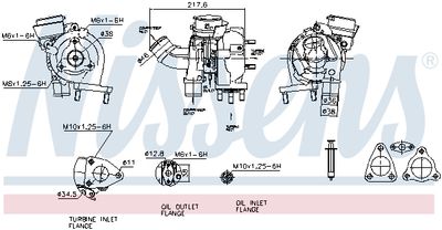 Charger, charging (supercharged/turbocharged) NISSENS 93083