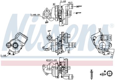 Charger, charging (supercharged/turbocharged) NISSENS 93119