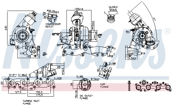 NISSENS 93126 Charger, charging (supercharged/turbocharged)