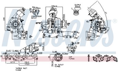 Charger, charging (supercharged/turbocharged) NISSENS 93126