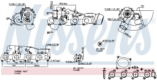 NISSENS 93127 Charger, charging (supercharged/turbocharged)