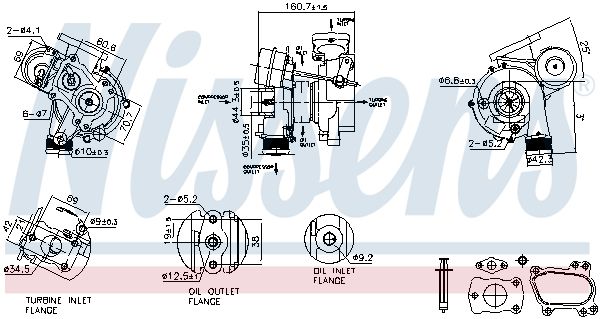 NISSENS 93256 Charger, charging (supercharged/turbocharged)