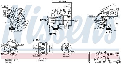 Charger, charging (supercharged/turbocharged) NISSENS 93256