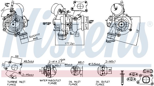 NISSENS 93276 Charger, charging (supercharged/turbocharged)