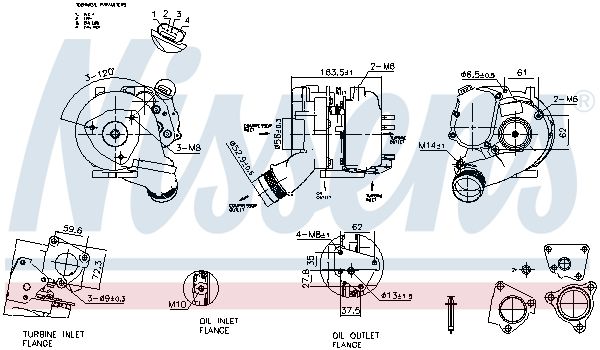 NISSENS 93280 Charger, charging (supercharged/turbocharged)