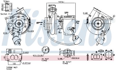 Charger, charging (supercharged/turbocharged) NISSENS 93297