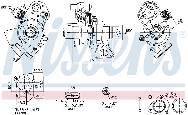 NISSENS 93318 Charger, charging (supercharged/turbocharged)
