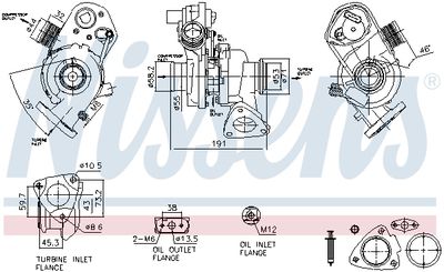 Charger, charging (supercharged/turbocharged) NISSENS 93318