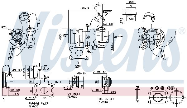 NISSENS 93325 Charger, charging (supercharged/turbocharged)