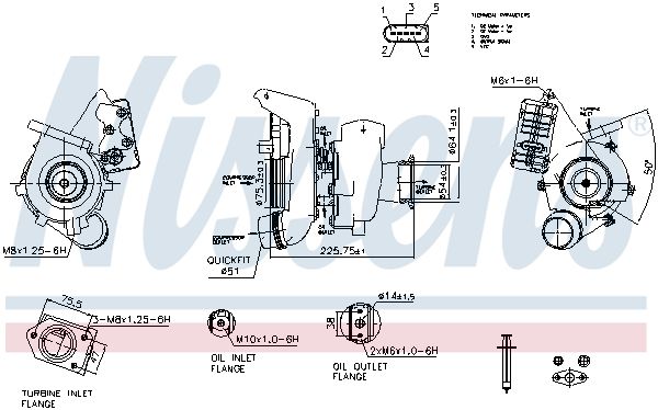 NISSENS 93328 Charger, charging (supercharged/turbocharged)