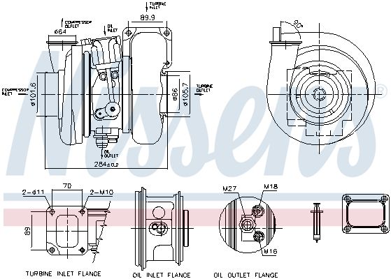 NISSENS 93333 Charger, charging (supercharged/turbocharged)