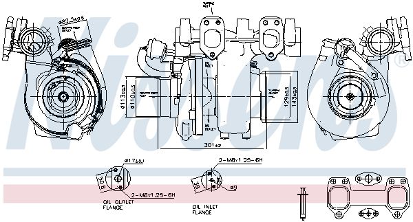 NISSENS 93335 Charger, charging (supercharged/turbocharged)