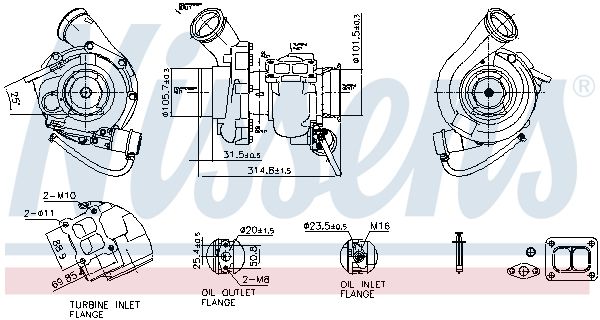 NISSENS 93339 Charger, charging (supercharged/turbocharged)