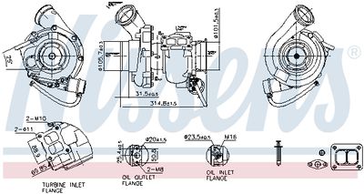 Charger, charging (supercharged/turbocharged) NISSENS 93339