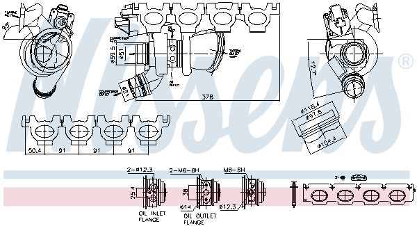 NISSENS 93344 Charger, charging (supercharged/turbocharged)