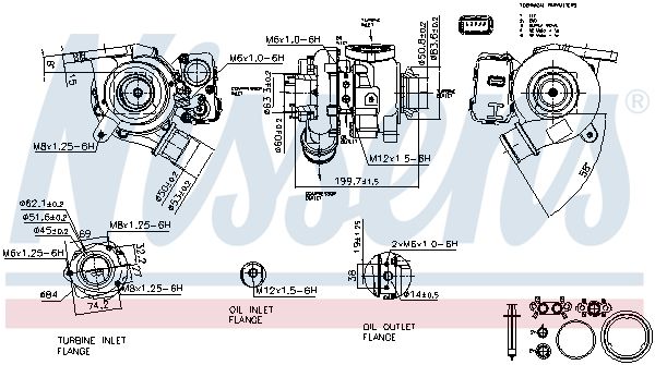NISSENS 93432 Charger, charging (supercharged/turbocharged)