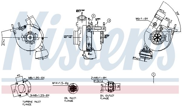 NISSENS 93483 Charger, charging (supercharged/turbocharged)