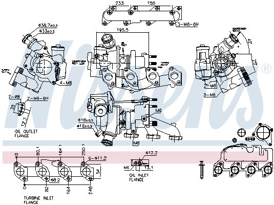 NISSENS 93500 Charger, charging (supercharged/turbocharged)