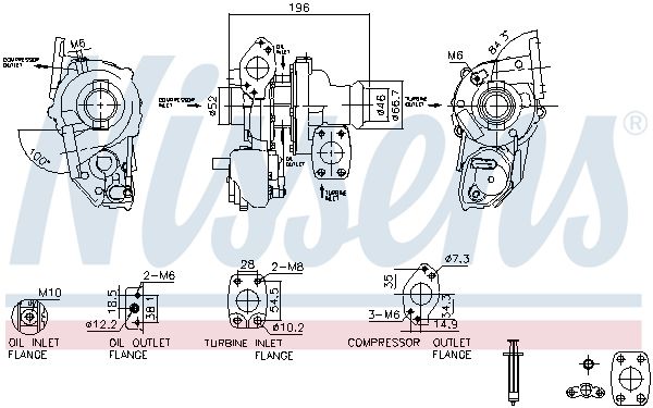 NISSENS 93514 Charger, charging (supercharged/turbocharged)