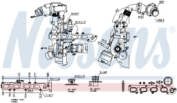 NISSENS 93516 Charger, charging (supercharged/turbocharged)