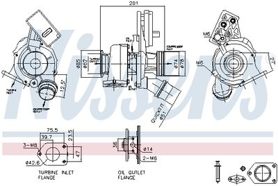 Charger, charging (supercharged/turbocharged) NISSENS 93519