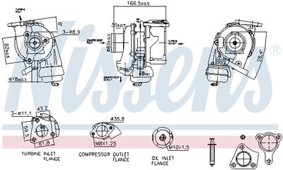 Charger, charging (supercharged/turbocharged) NISSENS 93525