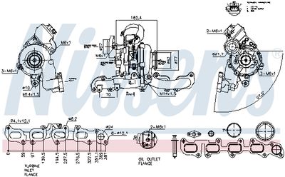 Charger, charging (supercharged/turbocharged) NISSENS 93547